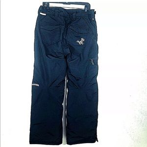 Columbia Women M Black Convert 32x30 Snowboard Pnt